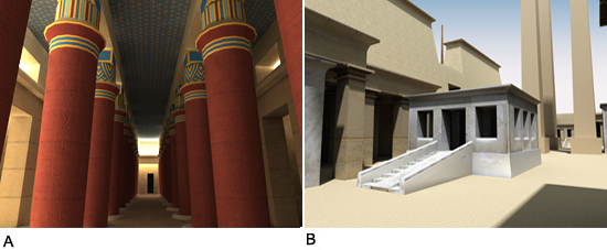 Akhmenu temple of Thutmose III and the'white chapel' of Senwosret I